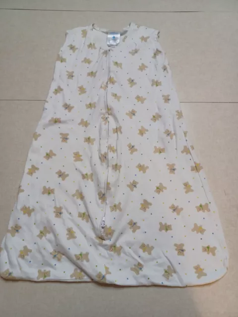 Halo Baby Sleep Sack Size Medium 6-12 Months Cotton Teddy Bears