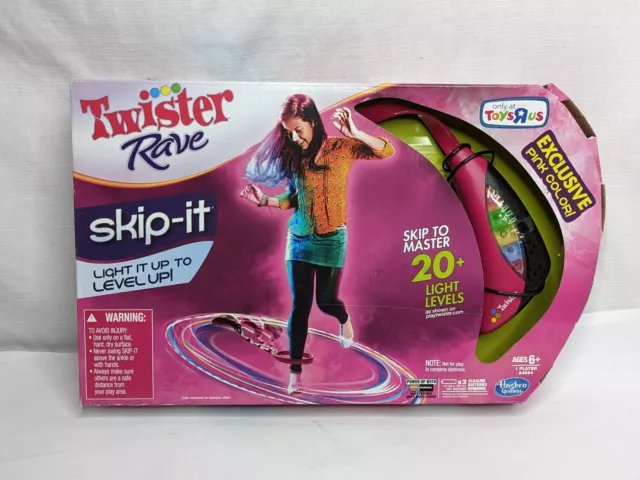 New - Twister RAVE Skip It, Toys R Us Exclusive Pink Color, Hasbro 2012, Rare