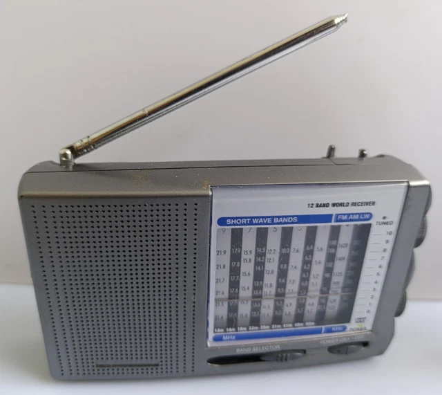 TESCO 12 BAND Portable Receiver Radio FM AM LW RAD-108 £11.11 - PicClick UK