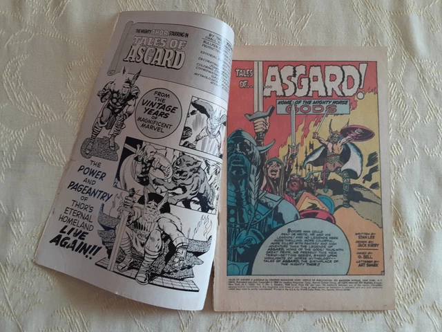 TALES of ASGARD Comic Vol. 1 No. 1 (MARVEL October 1968) Staring THE MIGHTY THOR 4