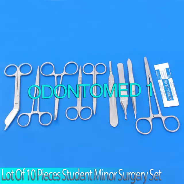 Lot of 10 Pieces Student Minor Surgery Set DS-692