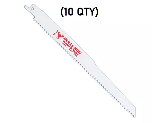 (10 QTY)NEW Stone Tools ST-44 9" x 3/4" x .050 Straight Reciprocating Blades