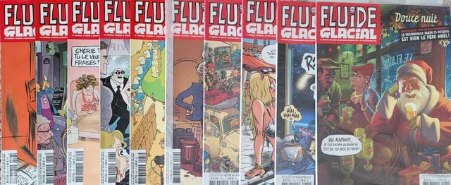 LOT DE 10 NUMEROS Fluide Glacial ** ANNEE 2015  -  *** NEUFS ***