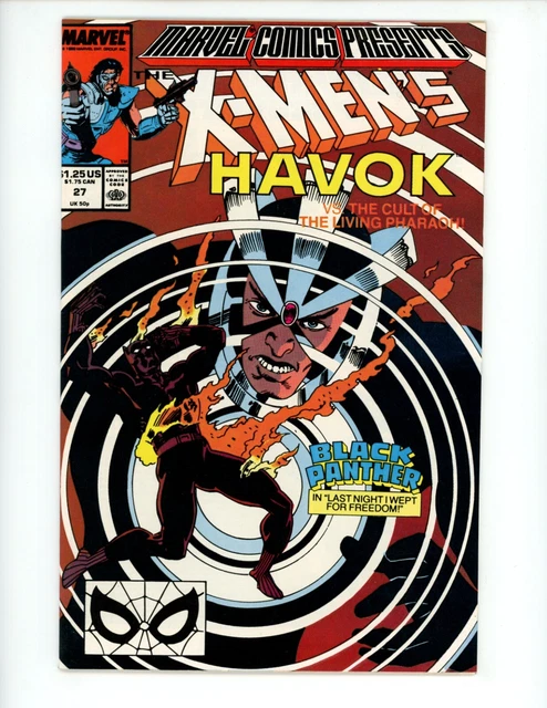 Marvel Comics Presents #27 1989 VF/NM Howard Mackie Al Milgrom Havok Comic