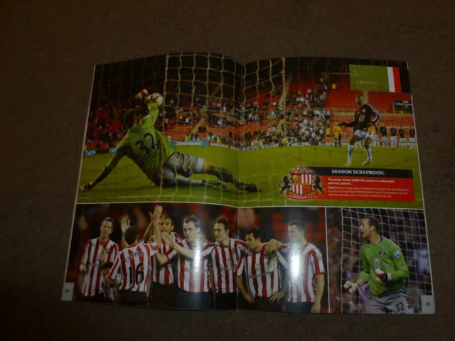 SUNDERLAND v BLACKBURN ROVERS CARLING CUP RD 4  PROGRAMME.2008/2009 SEASON. 3