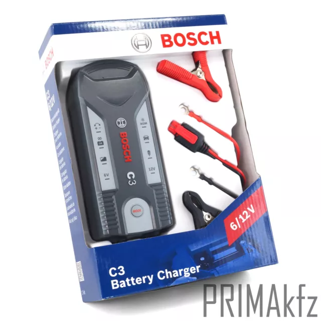 Bosch C3 - intelligentes und automatisches Batterieladegerät Neu