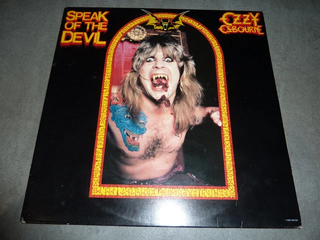 ozzy osbourne speak of the devil live