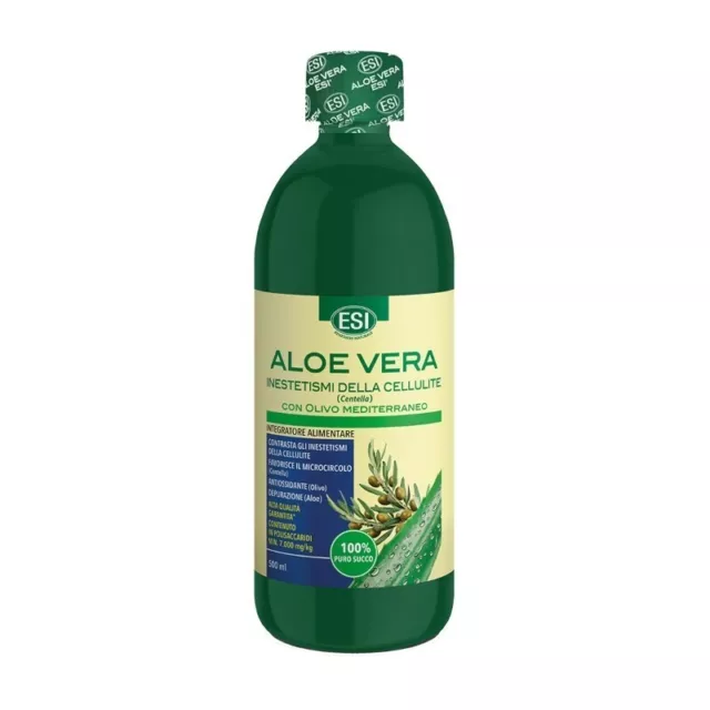 ESI Aloe Vera Juice With Olive And Centella - Cellulite Supplement 500 Ml