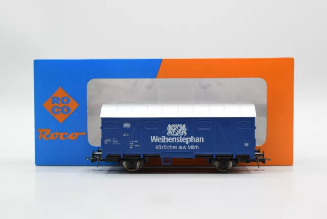 Roco H0 ged. Güterwagen "Weihenstephan" DB (EVP)