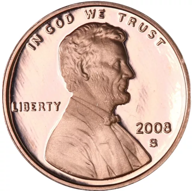 2008-S Red Gem Proof "Lincoln Memorial Cent" - Penny Free S&H W/Tracking 2008S