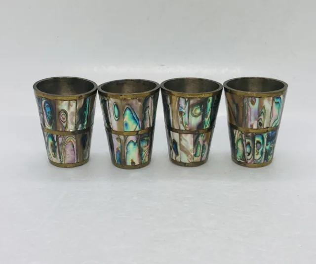 HAMMERED SHOT GLASS Brass WWII WW2 Army original Trench Art military style  gift $45.00 - PicClick