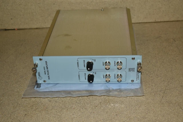 ^^ BNC Modello 8016 Doppio Pulsazioni Ampplificatore Nim Cestino Presa IN -w /