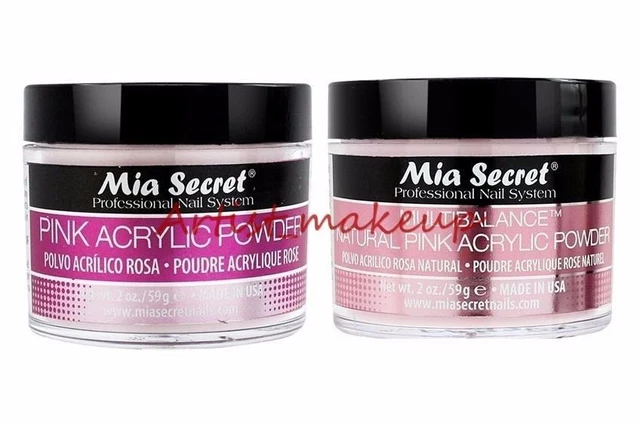 Yokilly Poudre Acrylique Pour Ongles: 30G Acrylique Kit Ongle Avec Transparent Rose Blanc Resine