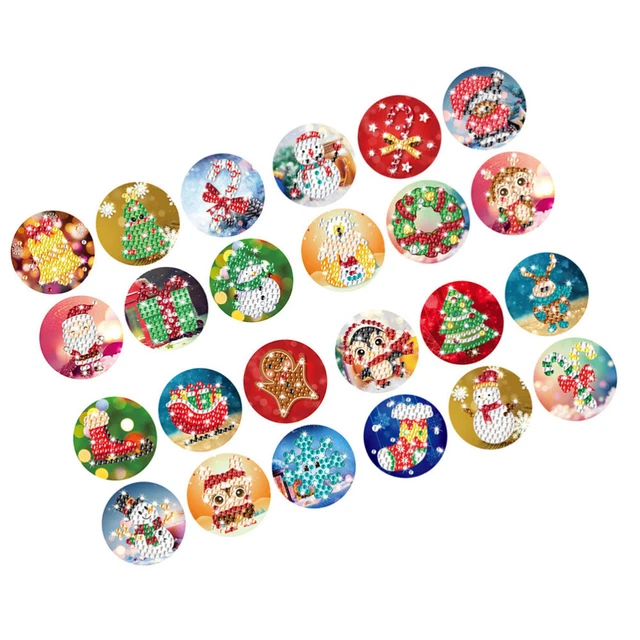 Pegamento de Navidad - Etiquetas Pegatinas: 2 rollos embalaje regalo de Navidad