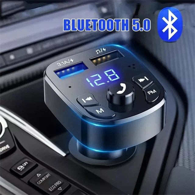 USB Lecteur MP3 Transmetteur FM Bluetooth sans fil Chargeur rapide Adaptateur