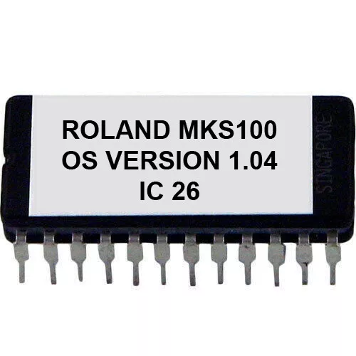 Roland MKS-100 Latest OS V.1.04 Firmware Upgrade Update Eprom MKS100 Sampler