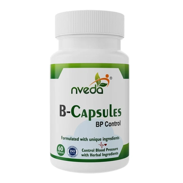 NVEDA B CAPSULES for BP Control Blood Presure With Herbal Ingredients £ ...