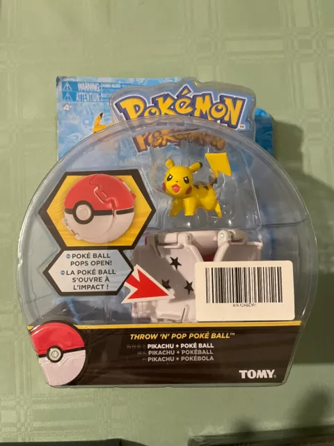 Pikachu Throw N Pop Pokeball New sealed Tomy Kids Toy