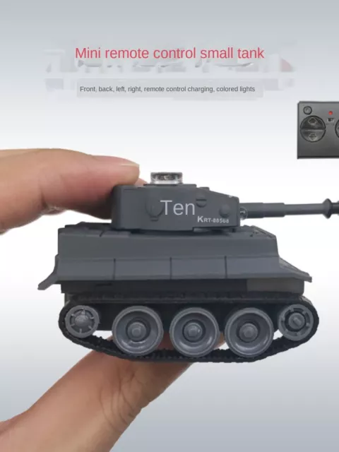 2.4Ghz RC Mini Tank Radio Remote Control Car German Tiger Tank Kids Toys Gift
