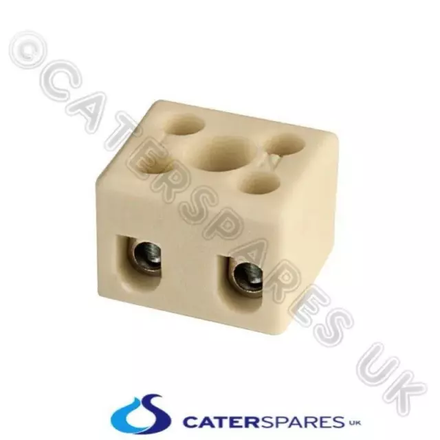 Heated Gantry Unit Terminal Connector Block 32A 2 Pole High Temperature Ceramic