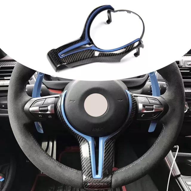 Carbon Fiber Steering Wheel Trim Cover fit for BMW M2 F87 M3 F80 M4 F82 F83 M5