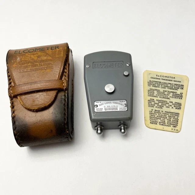 VINTAGE ELCOMETER COATING Thickness Gauge $22.50 - PicClick