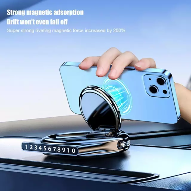 2024 New Multifunctional Magnetic Car Phone Holder Universal Dashboard U7R9