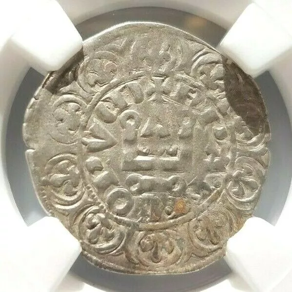 Philip VI The Fortunate France NGC XF45 Silver 1MB Maille Blanche 1322-1328 King