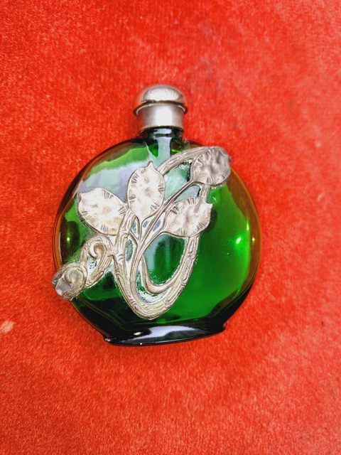 Bague Alliance Argent Avec Pierre Verte Émeraude - Taille 52 - Bijou Fantaisie Femme