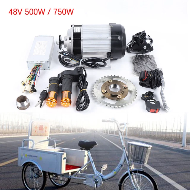 Produktbild von Elektromotor 48V DC 750W Brushless Motor Mit Controller Geeignet Für DIY Dreirad E-Bikes Elektroroller