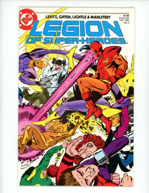 Legion of Super-Heroes #3 Comic Book 1984 VF+ Paul Levitz Keith Giffen DC