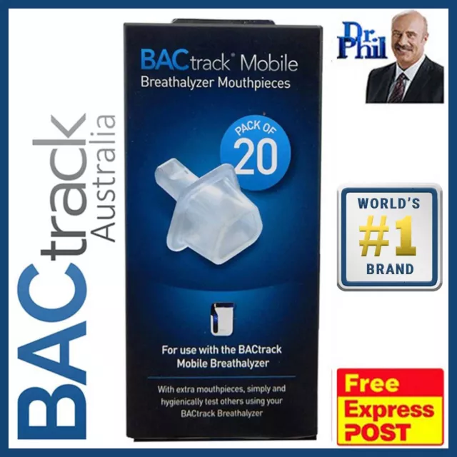 Alcohol Breath Breathalyser Testing Professional Fuel Cell BACtrack Mobile 20xMP