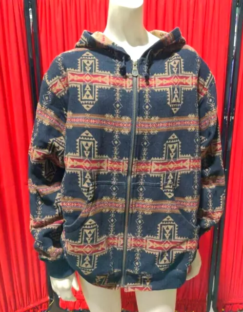 Pendleton High Grade Western Wear Mens Jacket Coat Native Tribal Aztec Size L