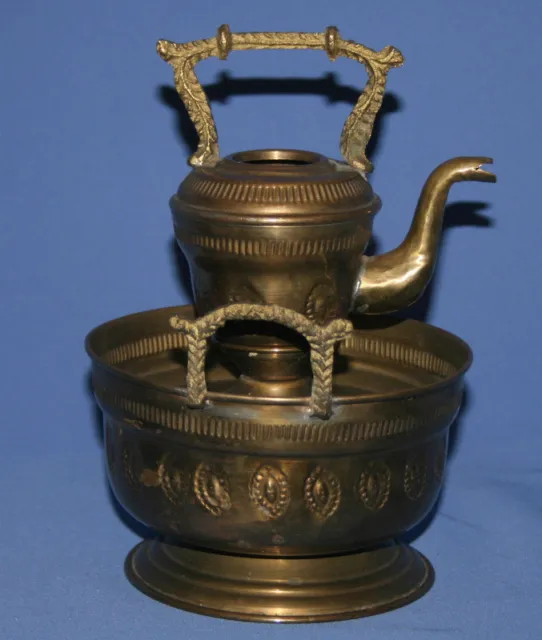 Vintage Islamic Brass Small Coffee Tea Pot Set