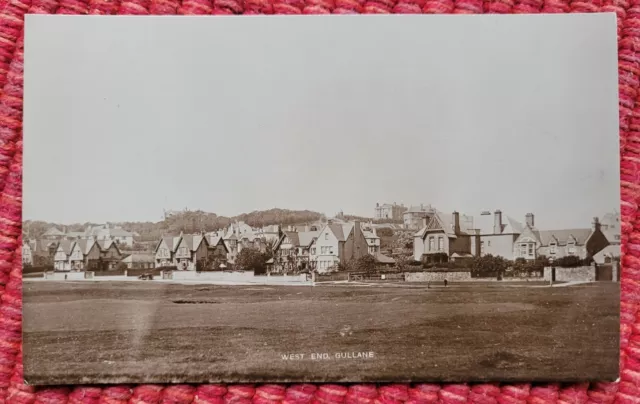 Vintage RPPC. West End, Gullane from the Golf Course. East Lothian, Scotland.