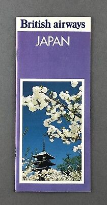 British Airways Japan Vintage Brochure 1975 Ba