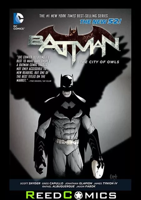 BATMAN VOLUME 2 THE CITY OF OWLS GRAPHIC NOVEL Paperback Collects (2011) #8-12