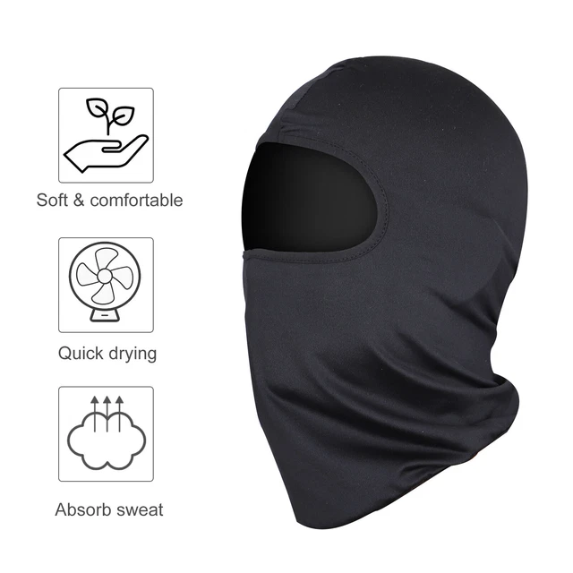 3 Pack Funktion Sturmhaube Motorrad Ski Fahrrad Wintermütze Skimaske Balaclava 9