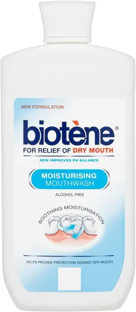 Biotene Moisturising Mouthwash for Relief of Dry Mouth 500ml