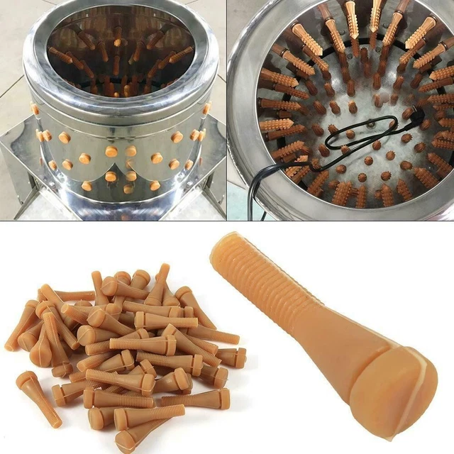 60Pcs Chicken Accessories Plucker Poultry Feather Plucking Machine Goose New