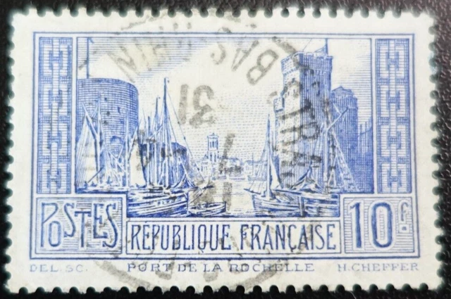 Frankreich Hafen Von La Rochelle N° 261b Übersee Blass Art I ausgelöscht