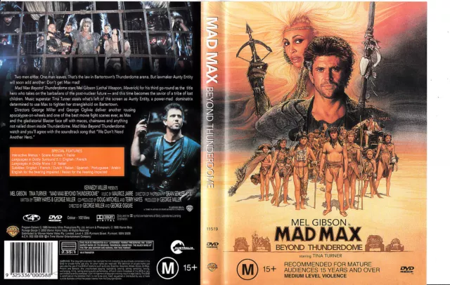 Mad Max:Beyond Thunderdome-1985-Mel Gibson- Movie- DVD