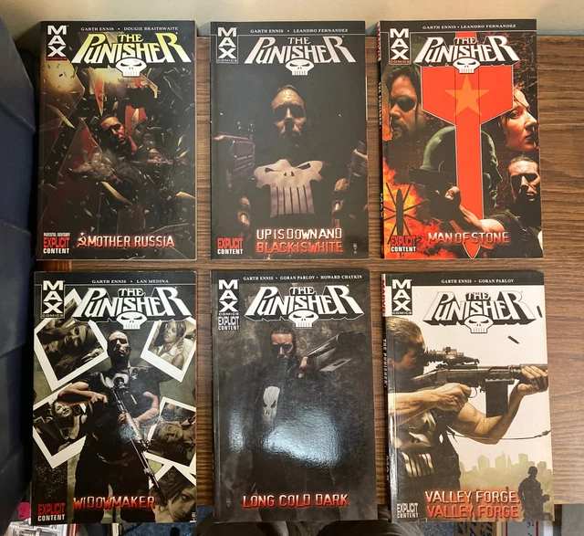 The Punisher Max Comics Lot Of 6 #3 #4 #7 #8 #9 #10