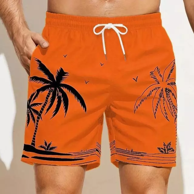 Playa Para Pantalones Cortos Hombre Traje De Baño Verano Secado Rápido Deportivo