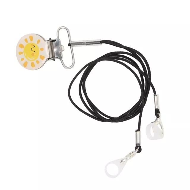 Audífono profesional con clip patrón audífono soporte con clip accesorio de cordón