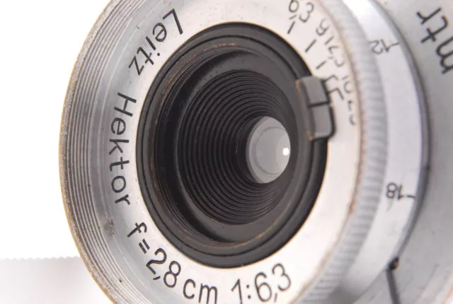 ◉ près De Mint ◉ Leica Leitz Hektor 2.8CM 28MM F/6.3 Objectif Pour L39 Japon 3