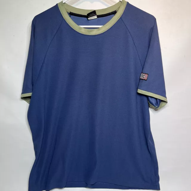 ZOIC Libertee Shirt Mens Size X Large Blue