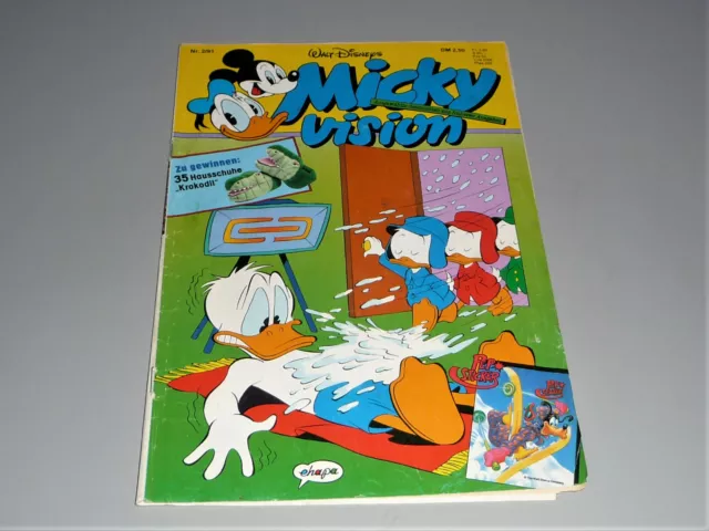 Comic Heft Walt Disneys MICKY VISION Nr. 2/91 - ehapa - guter Zustand