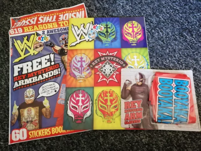 Wwe Kids Magazine Issue 71 Rey Mysterio Paul Heyman 619 Hart Divas Wwf Wrestling