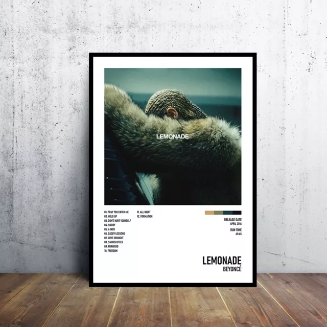 Lemonade - Beyoncé Album Poster 24x36" Custom Music Canvas Poster